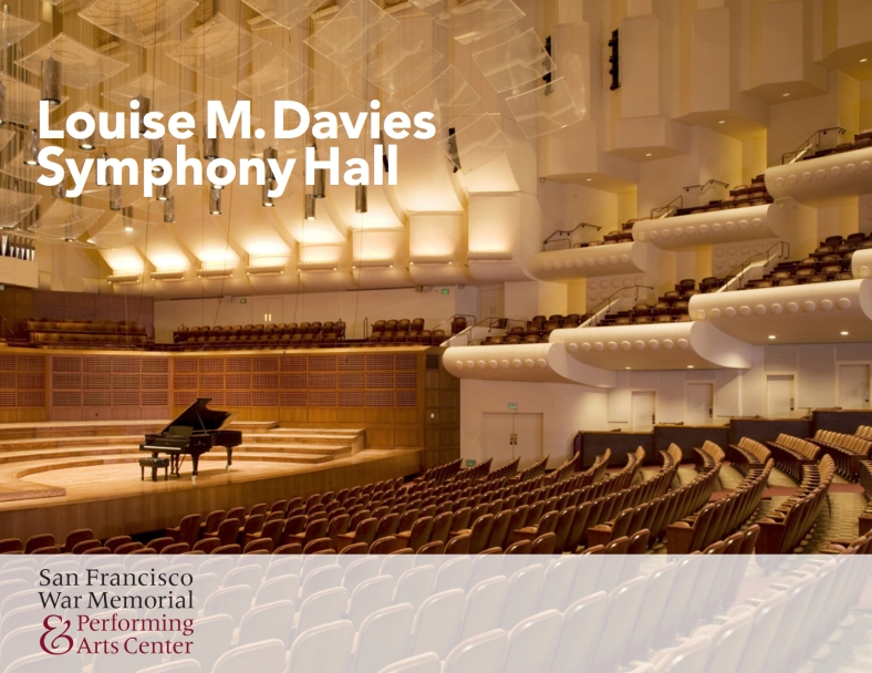 Portfolio: Davies Symphony Hall Brochure Cover